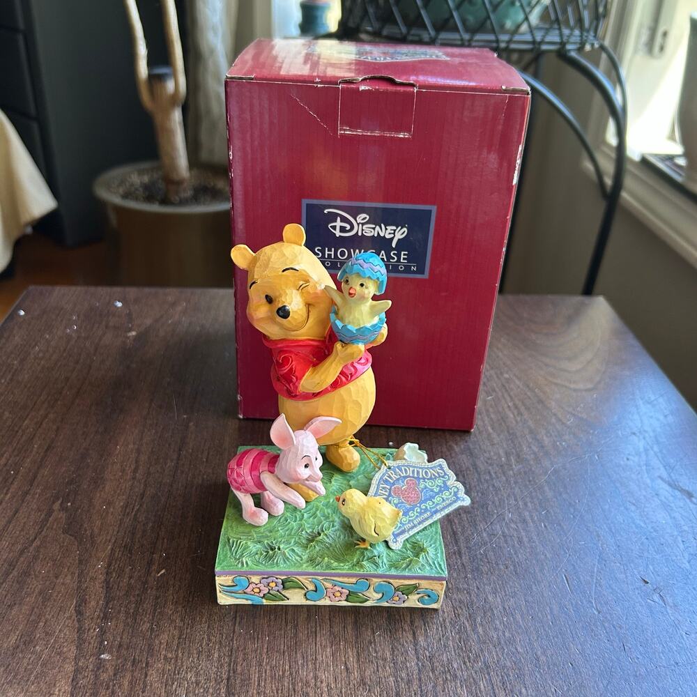 New Enesco Jim Shore Disney Traditions Pooh & Piglet with Chick Figure